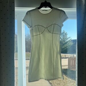 Reformation Cream Dress